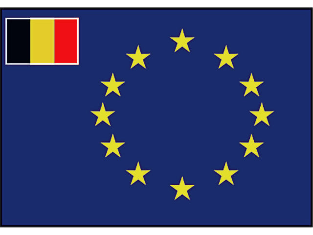 EUROPA FLAG BELGIEN